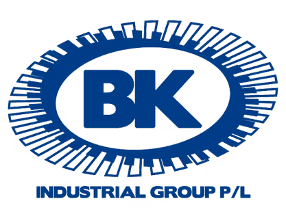 BK Industrial Group logo – precision fabrication machinery client
