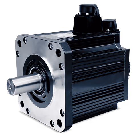 Serwosilnik Elmatic zwrócony w lewą stronę.