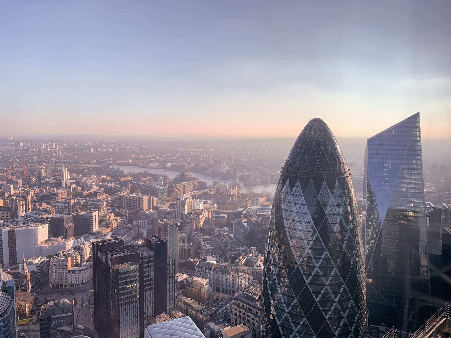 The Skyline of the City in London