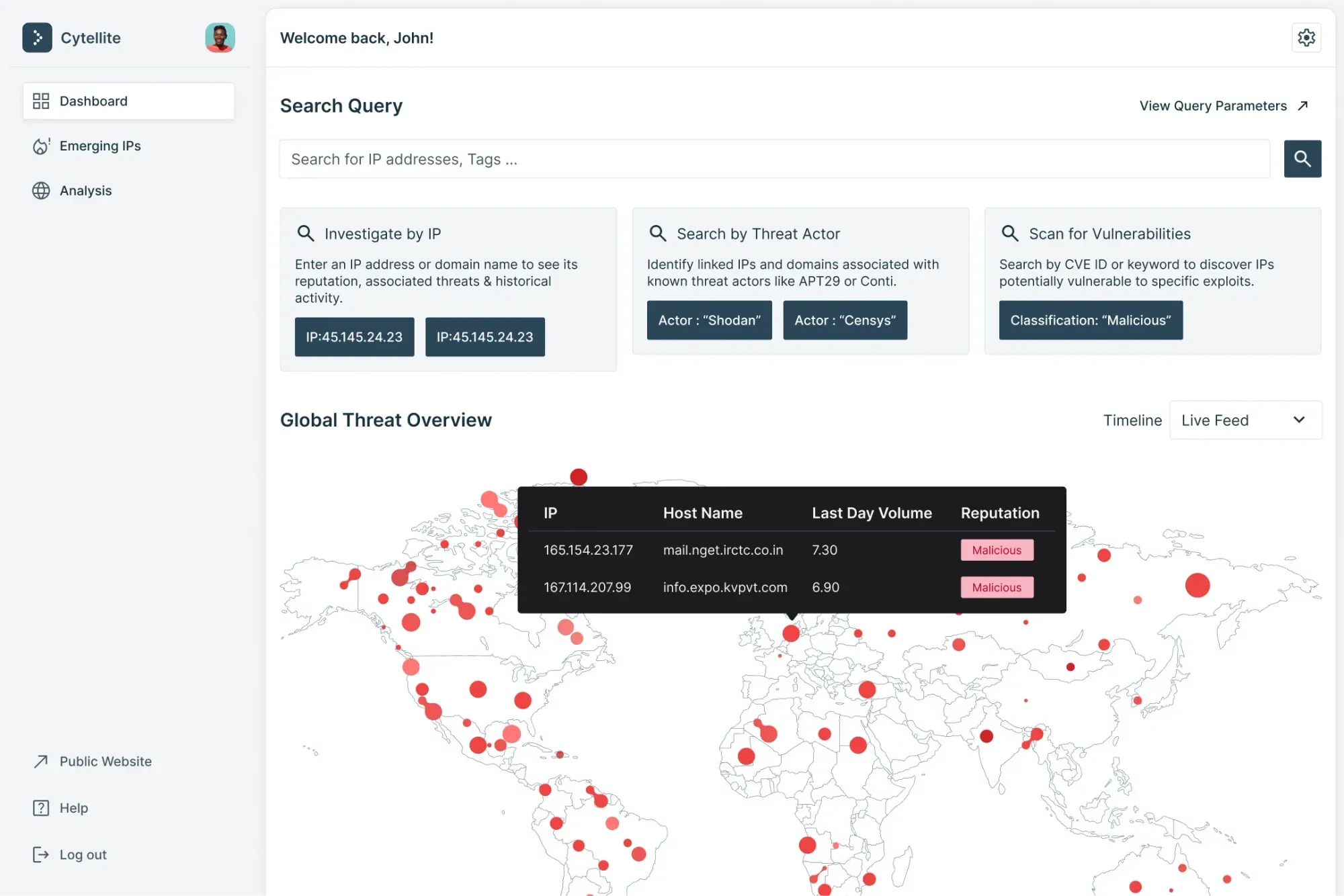 Lovi Dashboard