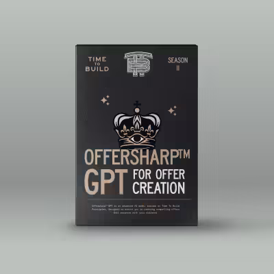 a black box with white text