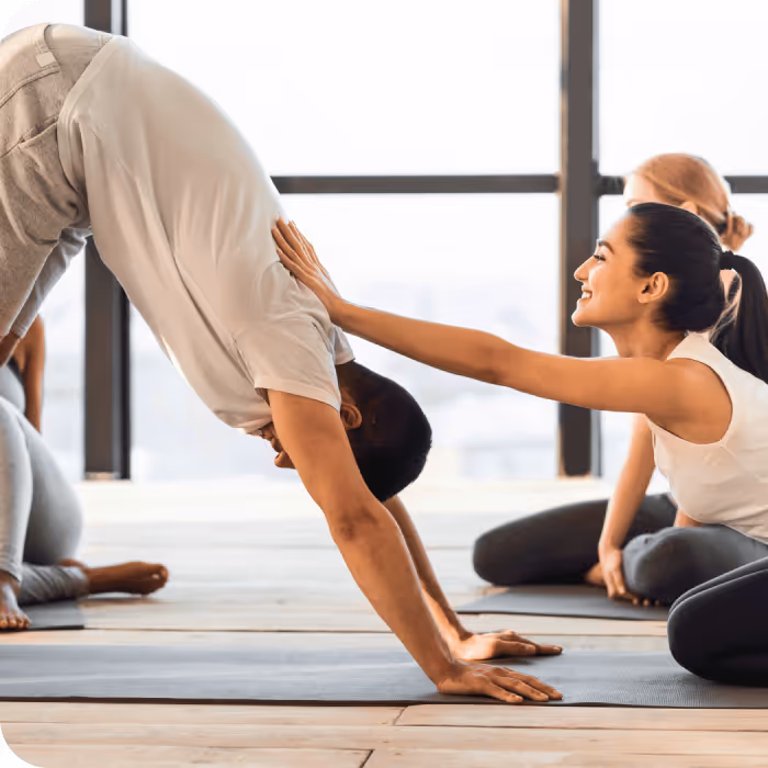 Professeur de yoga pour débutant