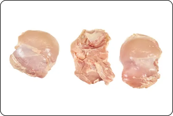 Frozen chicken thighs, premium EU-quality processed in Ukraine.