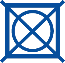 Pictogram of a washing instruction