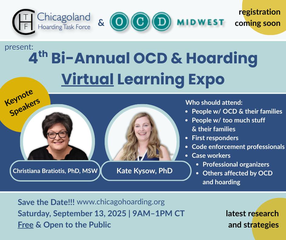 4th Bi-Annual OCD & Hoarding Virtual Learning Expo