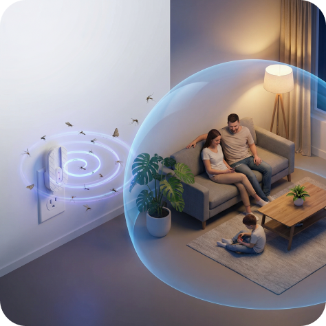 No Buzz Zone – eliminate flying insects