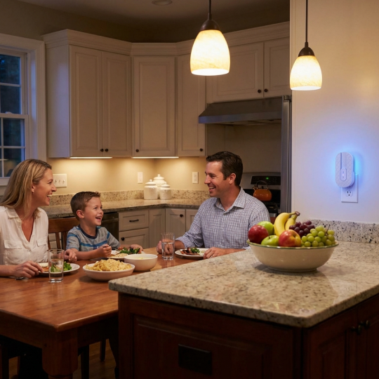 With No Buzz Zone – happy family