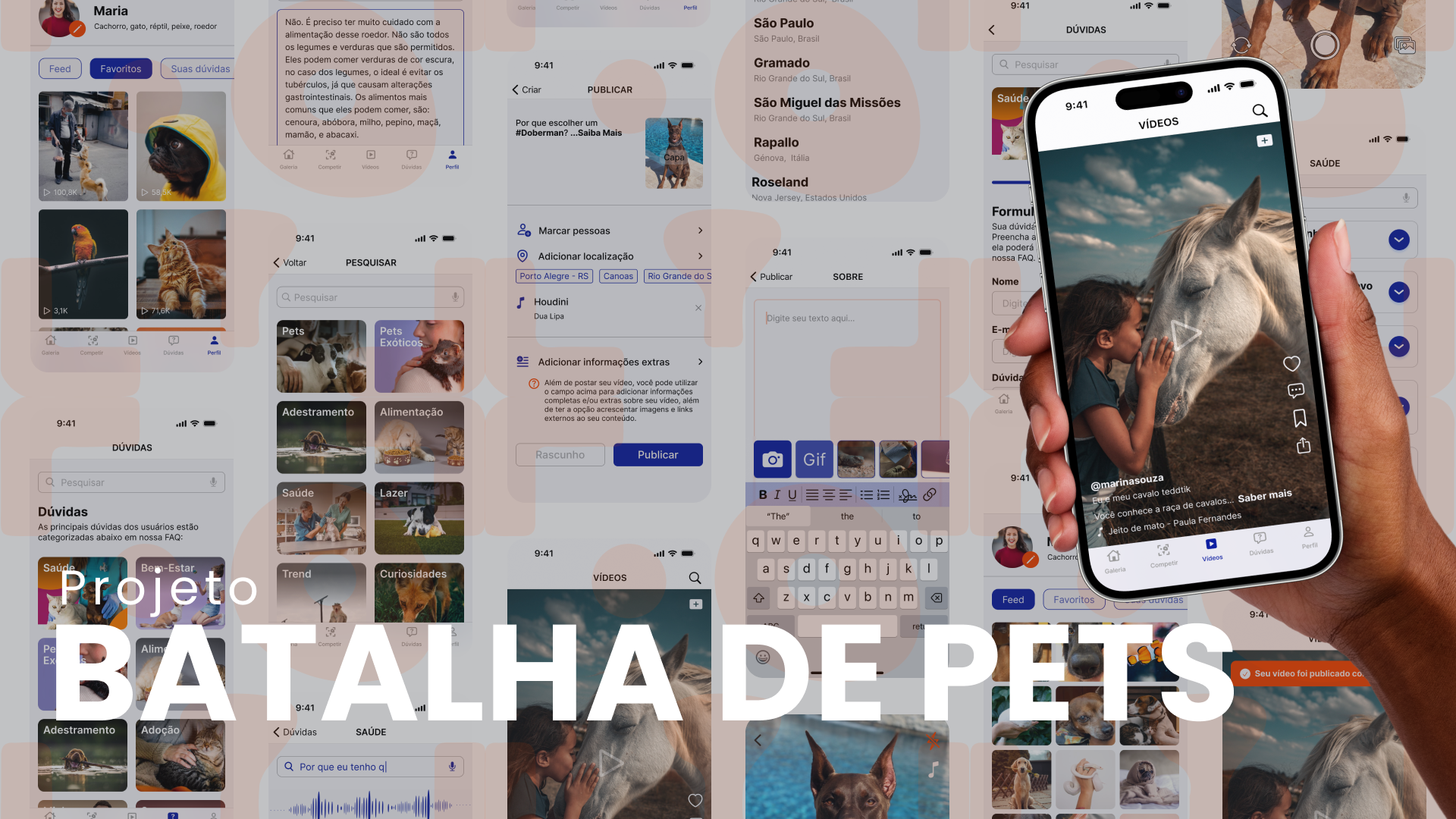 mockup do aplicativo