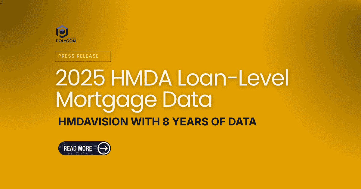 Press release for HMDAVision update with 8 years of loan level data and top 10 lender rankings