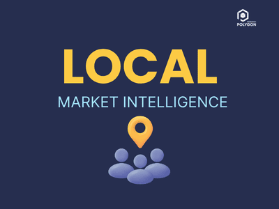 Local mortgage market intelligence - a graphic with location. Polygon Research logo top right