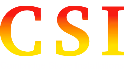 Partial view of the letters 'CSI' with a red to yellow gradient on a white background.