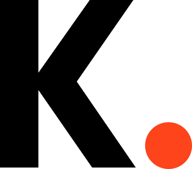 Cercle noir avec un petit cercle rouge placé en bas à droite.