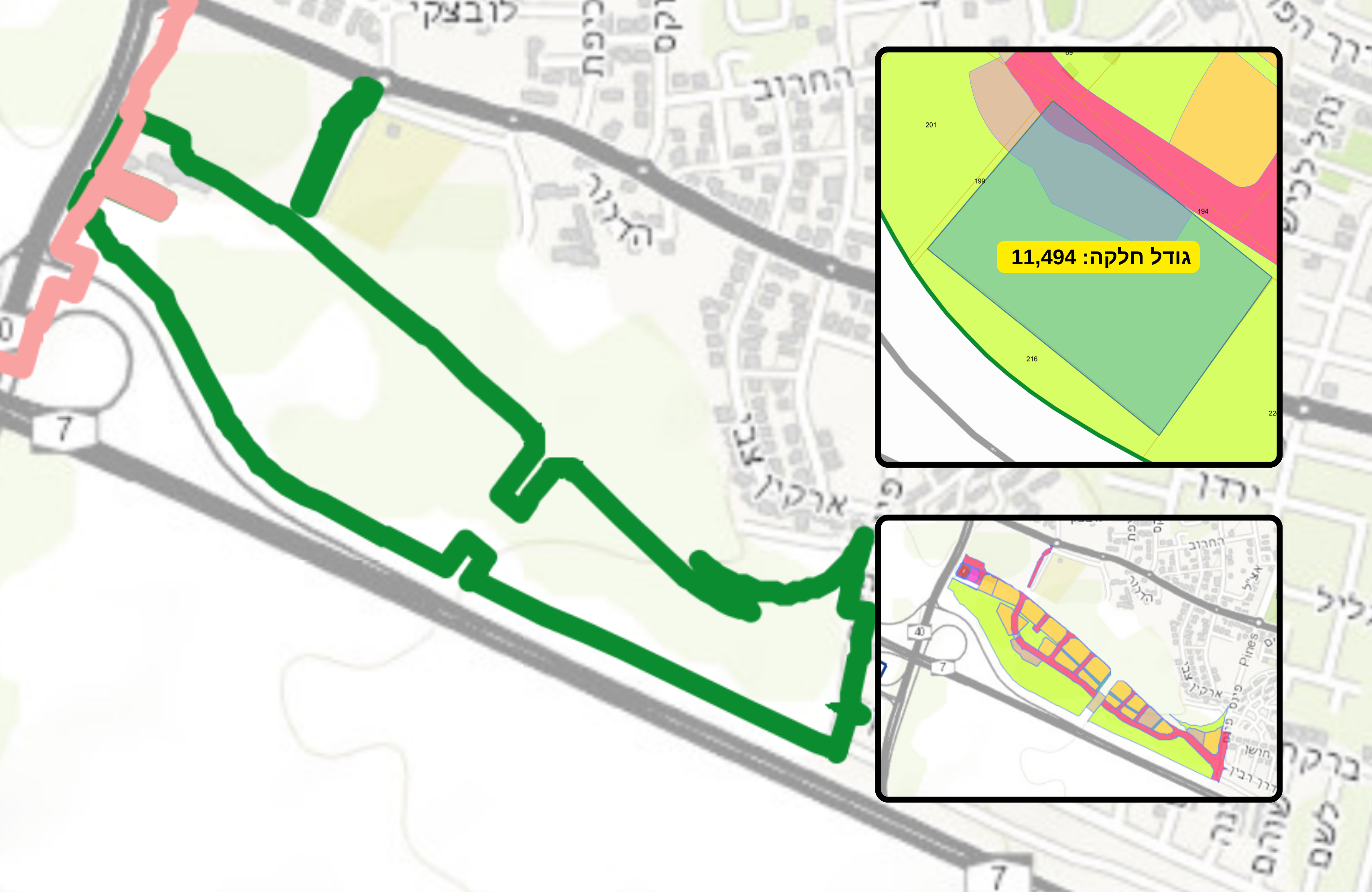 תשריט איחוד וחלוקה גדרה