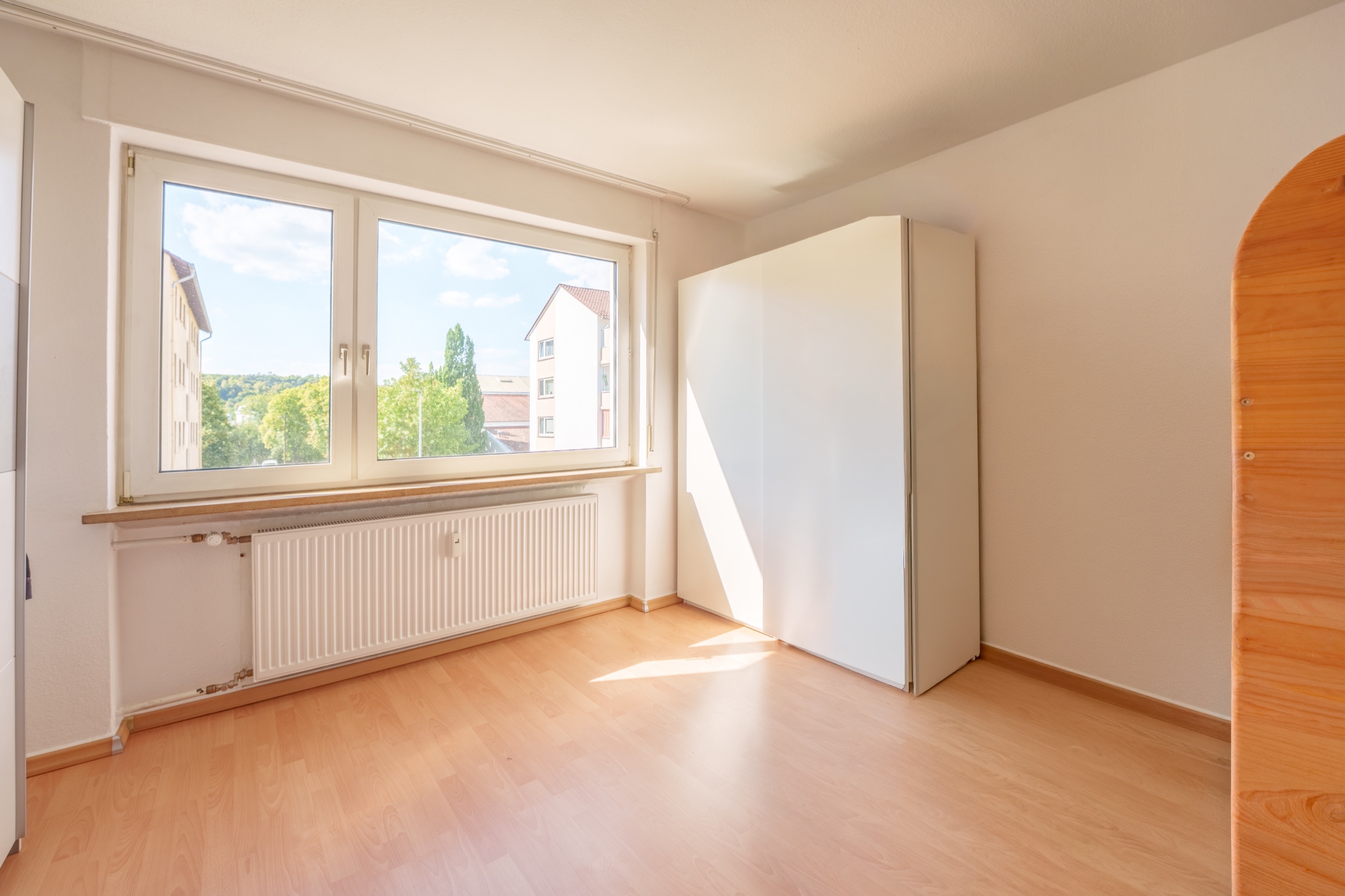 Schlafzimmer im 1. Obergeschoss – Mehrfamilienhaus in Bad Kreuznach