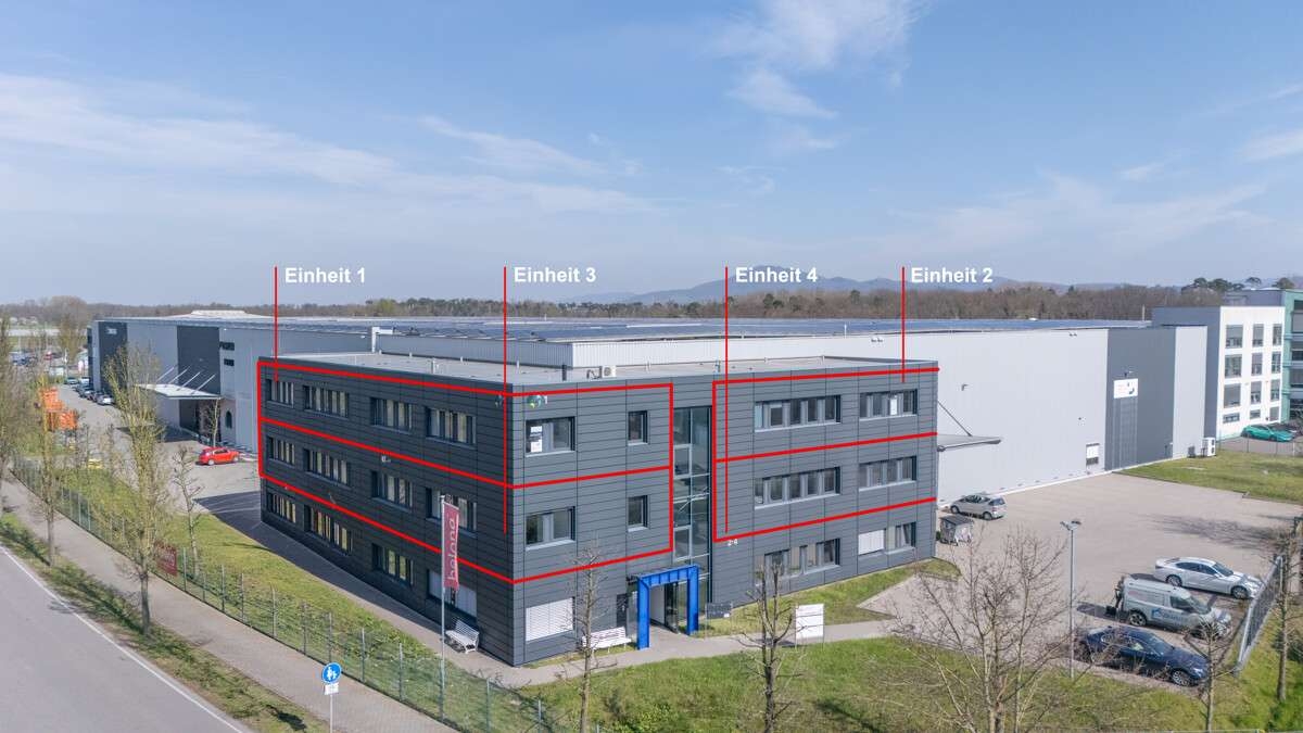 Übersicht der Einheiten – Bürofläche in Lorsch