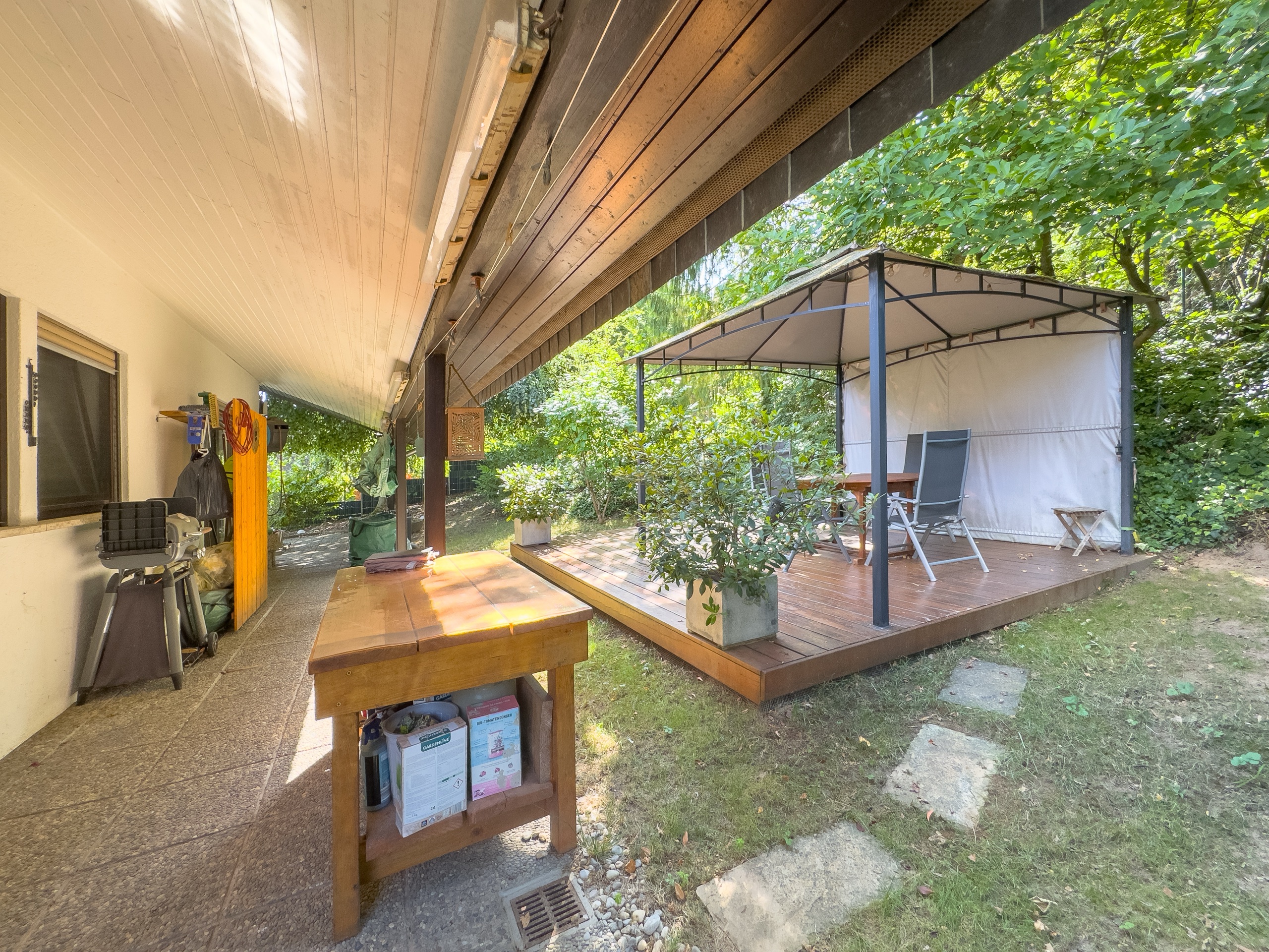 Terrasse mit Garten – Wohnung in Bensheim