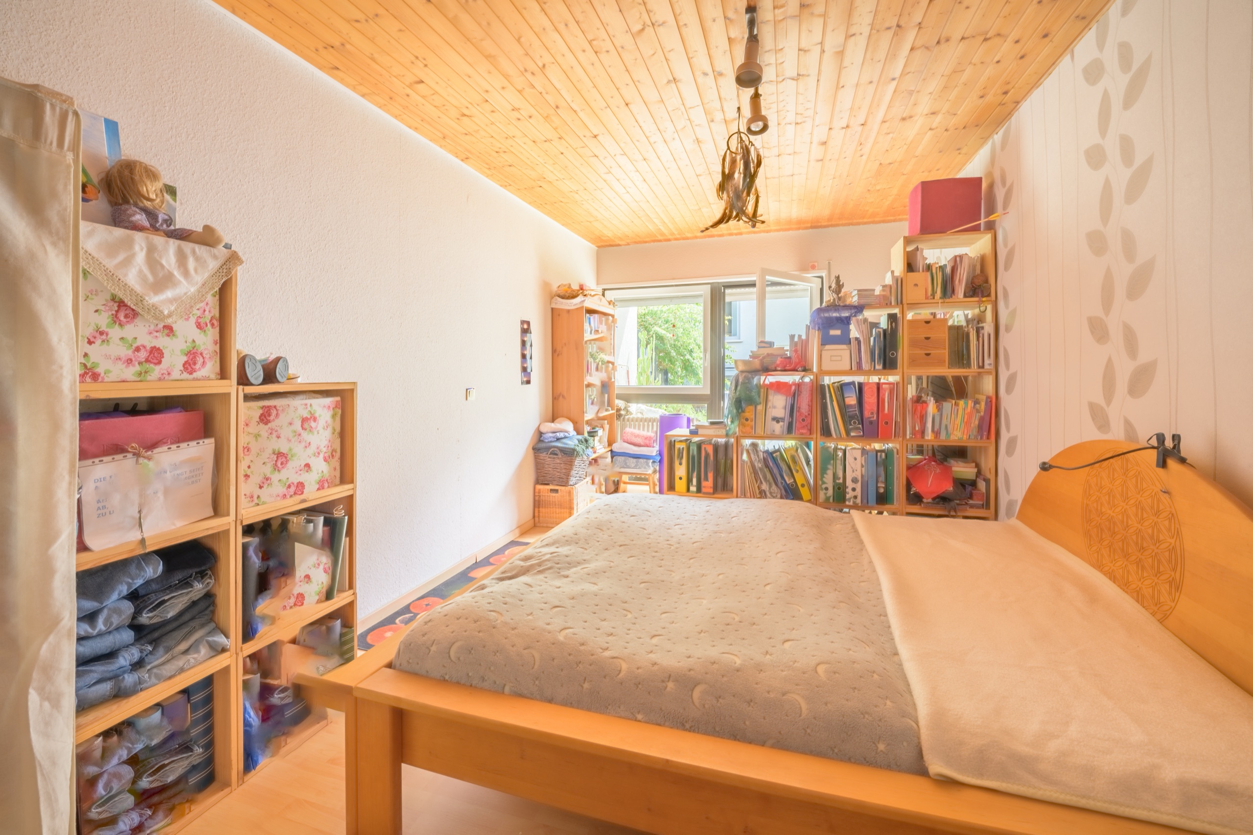 Schlafzimmer im Erdgeschoss – Doppelhaushälfte in Sandhausen