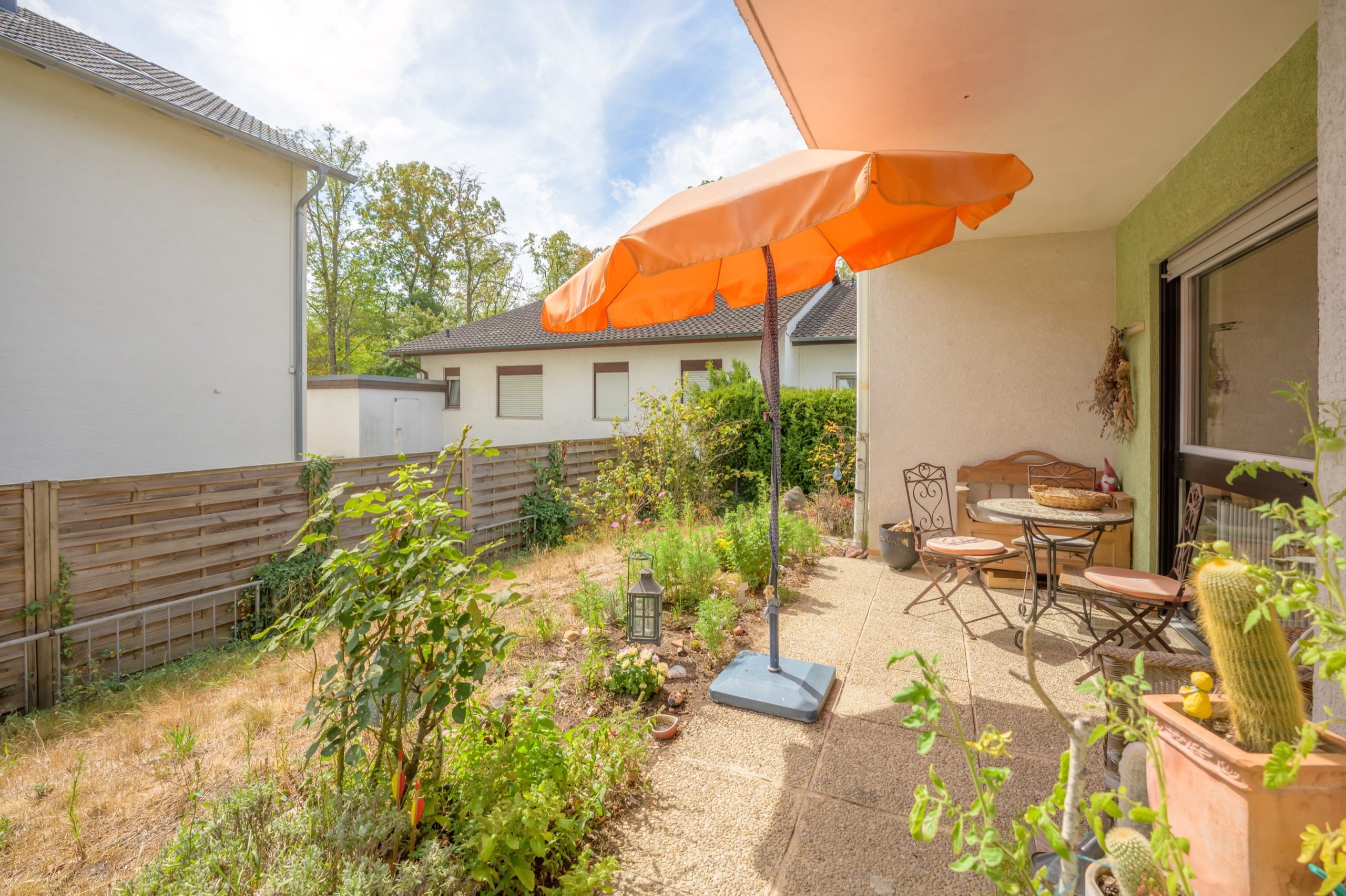 Terrasse – Doppelhaushälfte in Sandhausen