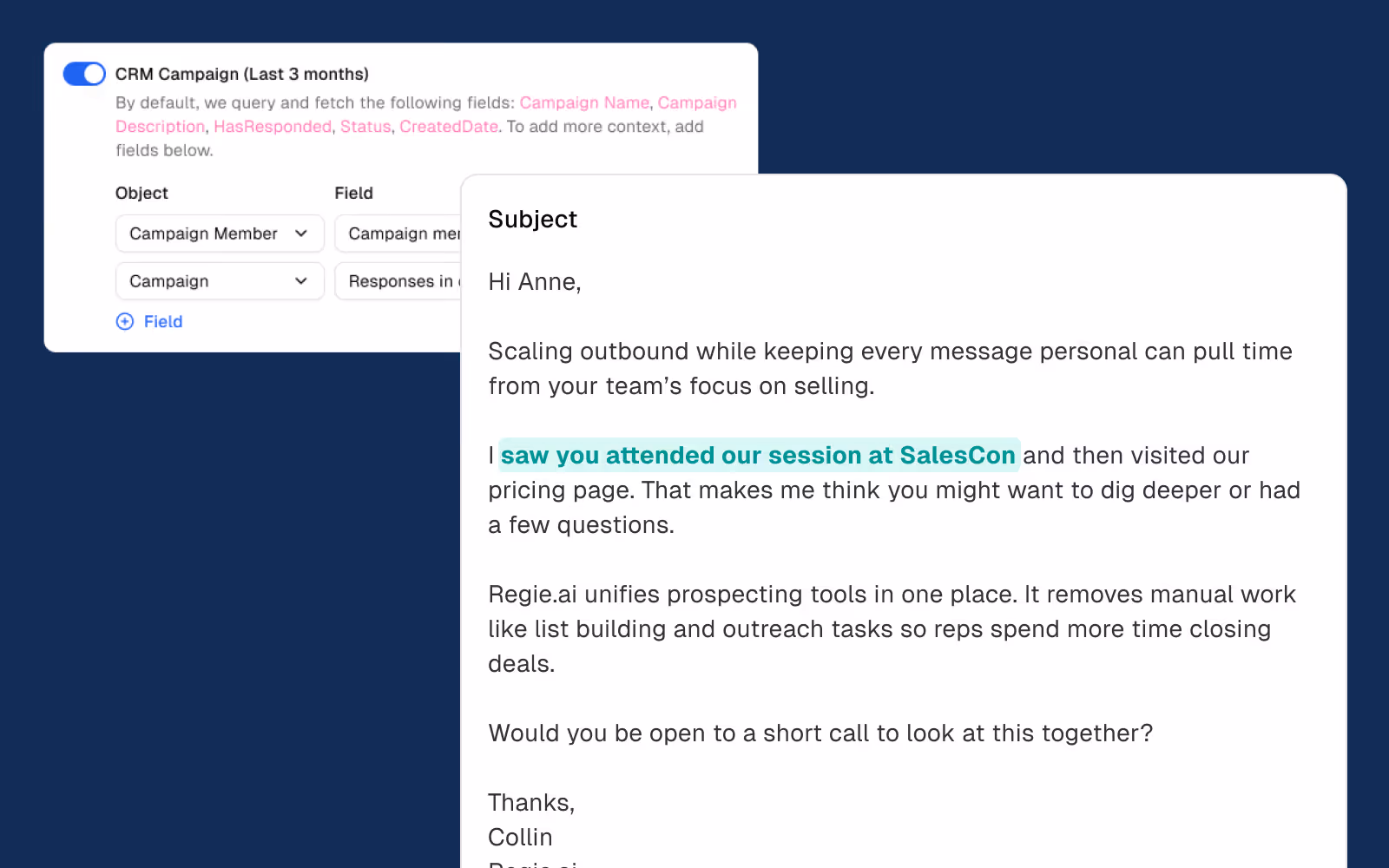 regie.ai outreach