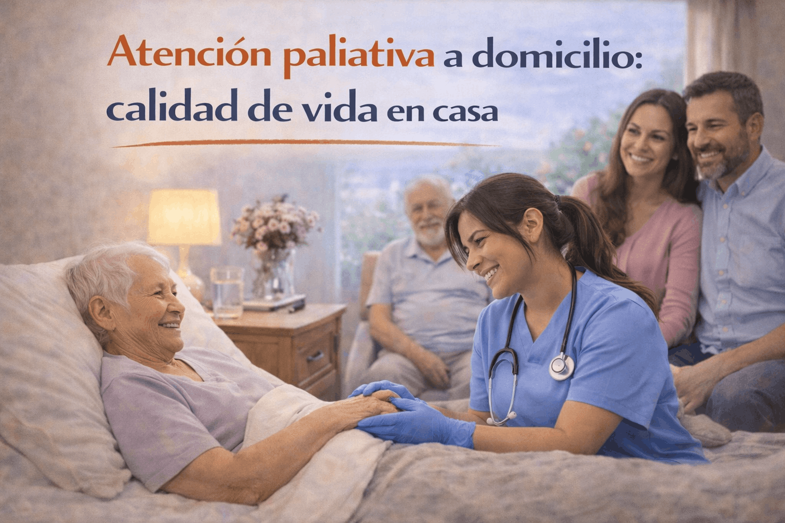 Atención paliativa a domicilio: calidad de vida en casa
