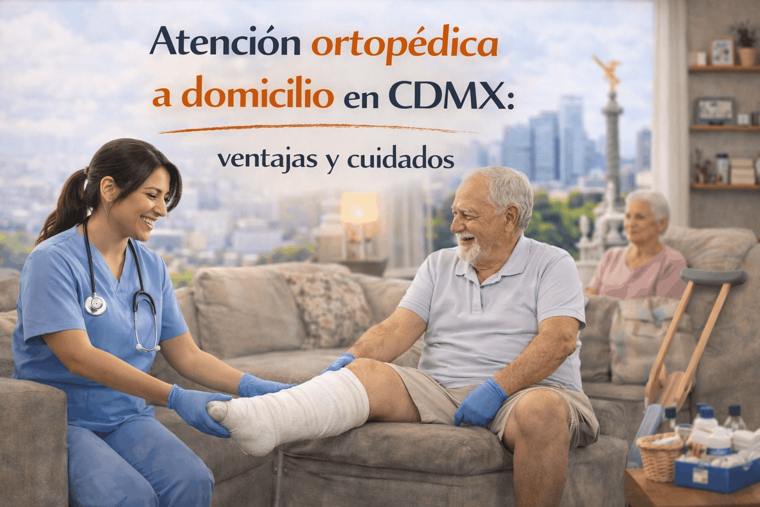 Atención ortopédica a domicilio en CDMX: ventajas y cuidados