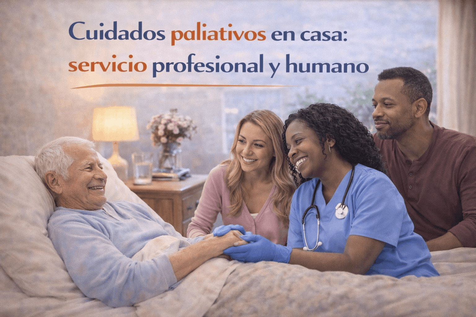 Cuidados paliativos en casa: servicio profesional y humano