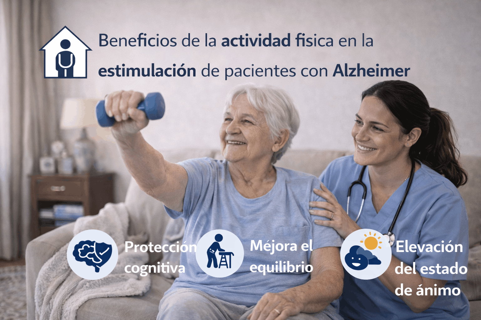 Beneficios de la actividad física en la estimulación de pacientes con Alzheimer