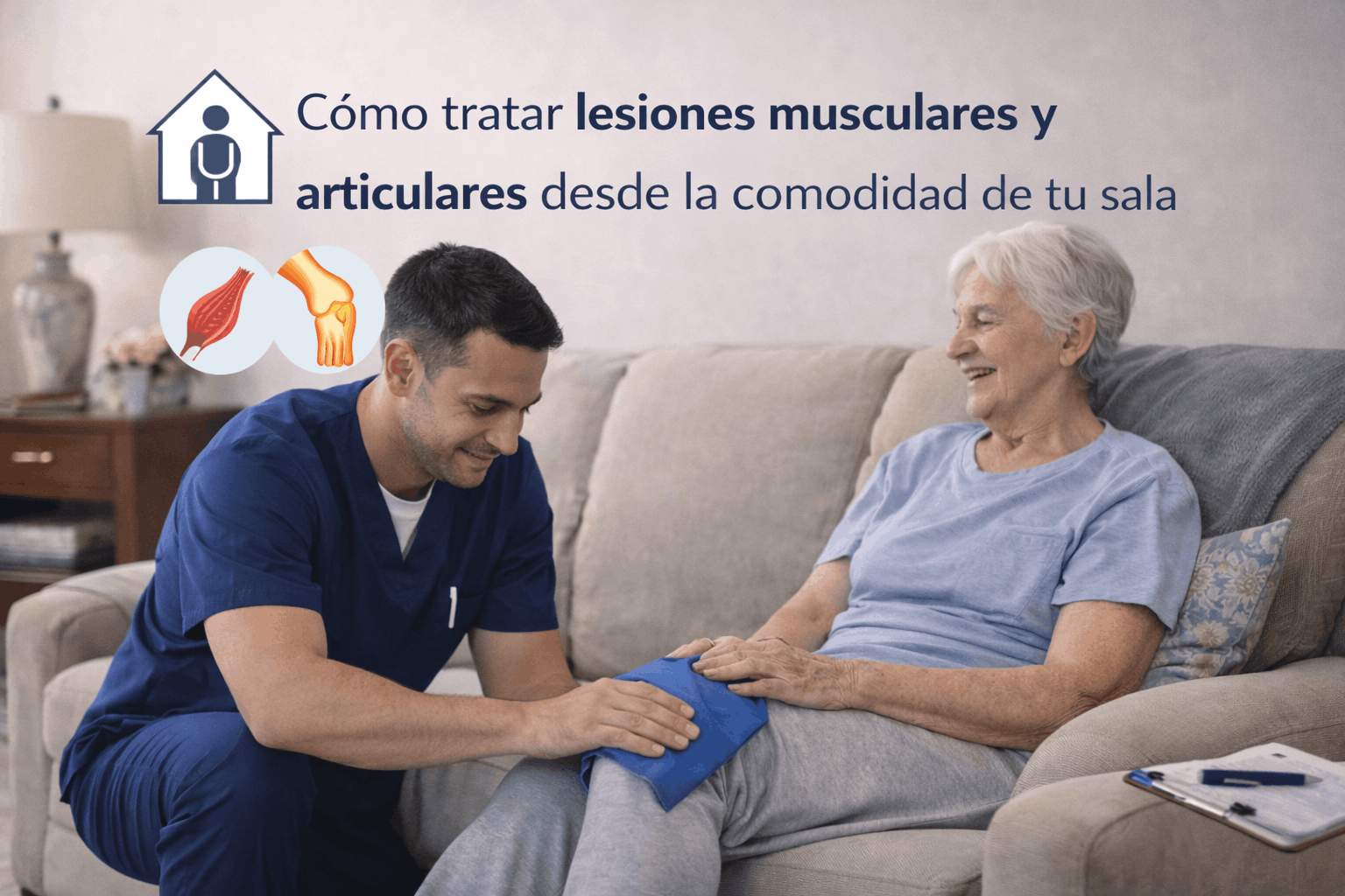 ¿Cómo tratar lesiones musculares y articulares desde la comodidad de tu sala?