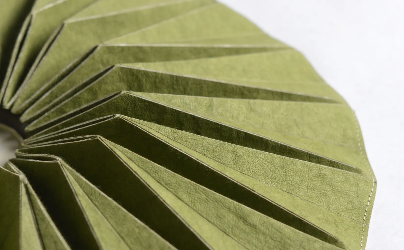 Close-up of the Enfold folds
