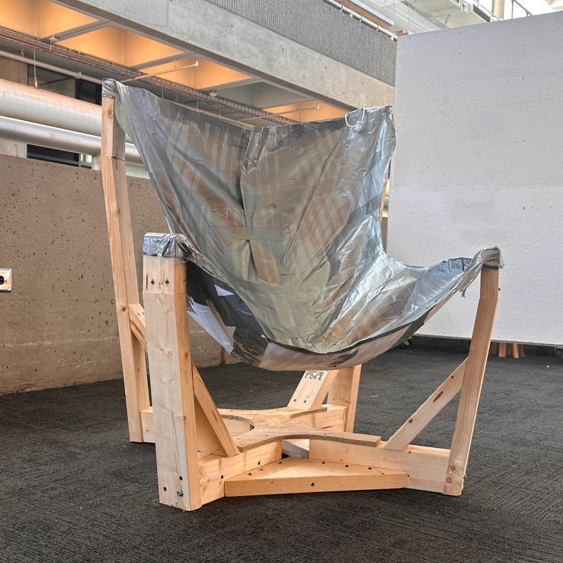 Full-scale test frame