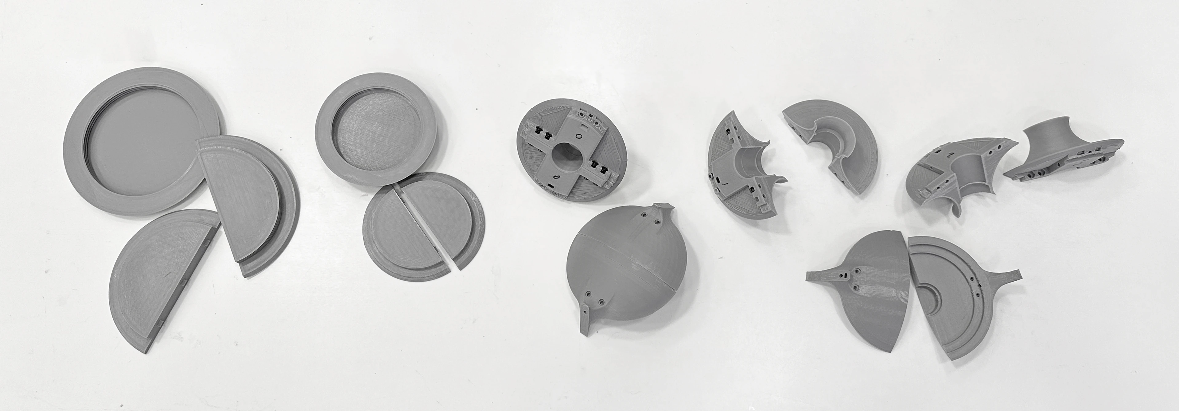 Printed mechanism iterations