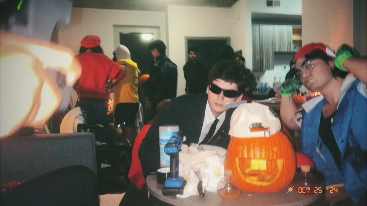 Kyle at a Halloween party