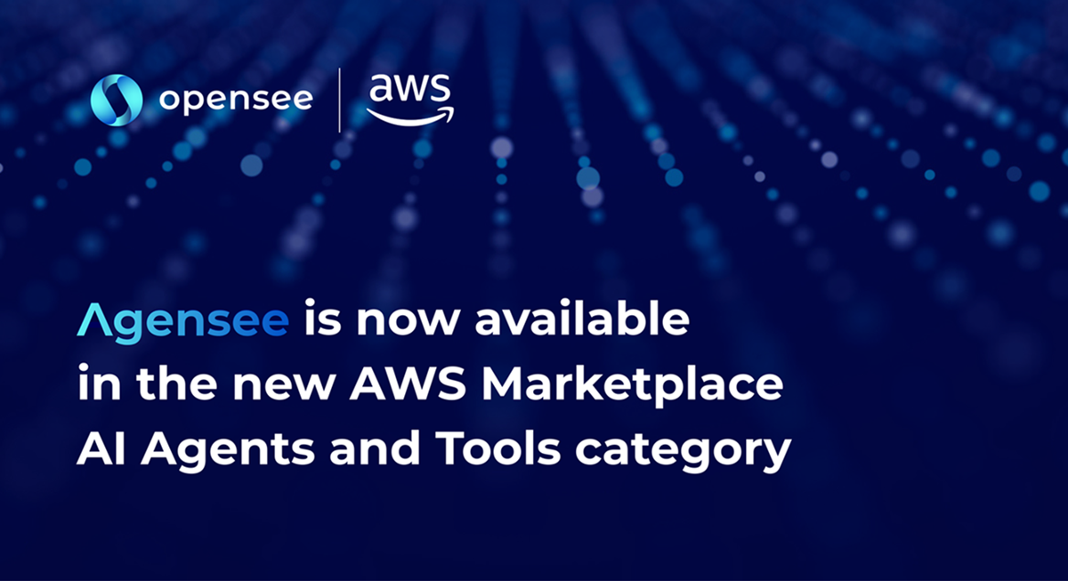 opensee and aws logos