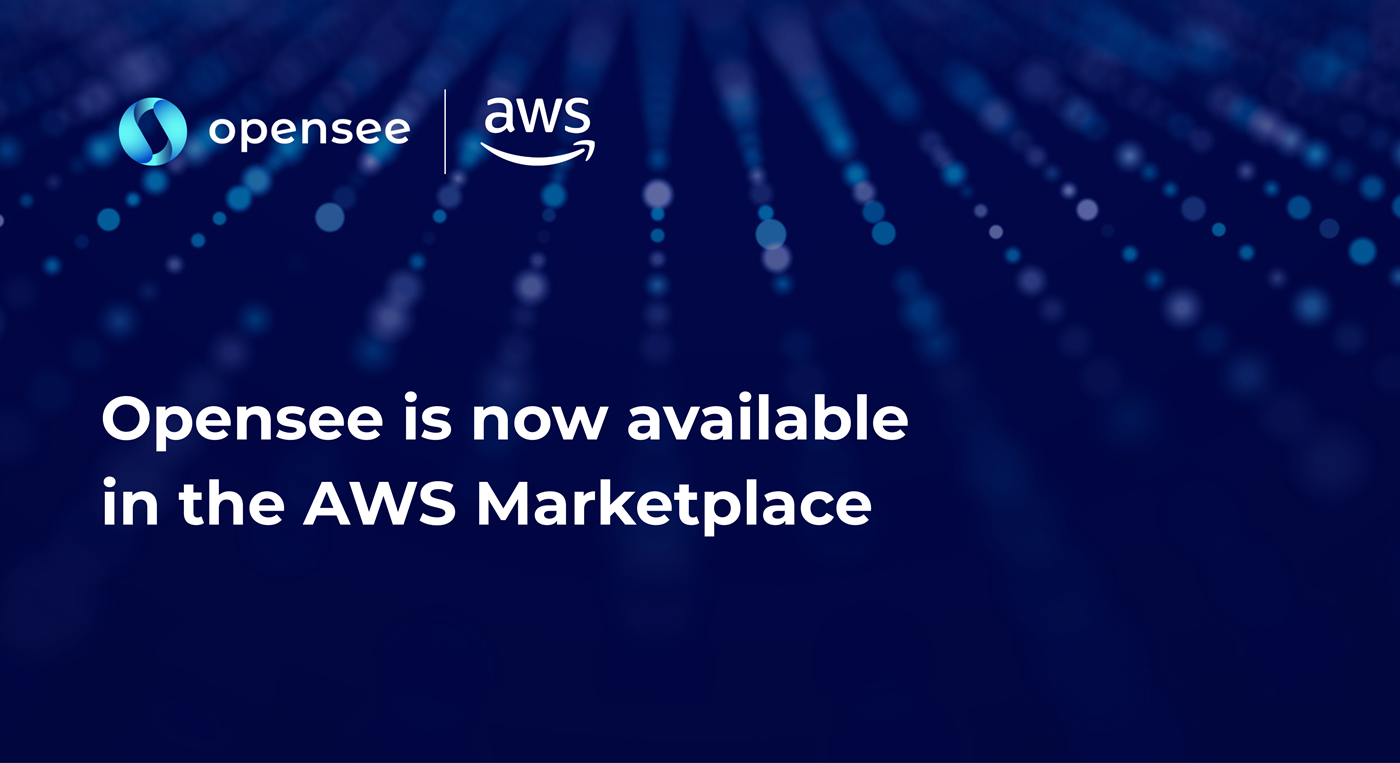 opensee and aws logos