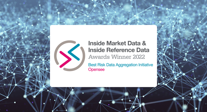 logo of best risk data aggregation initiative award