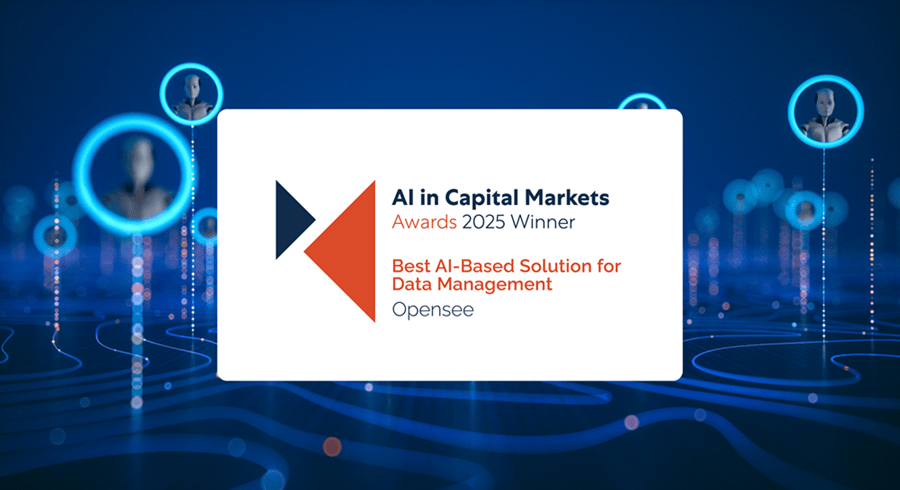 award logo for best ai-based solution for data management