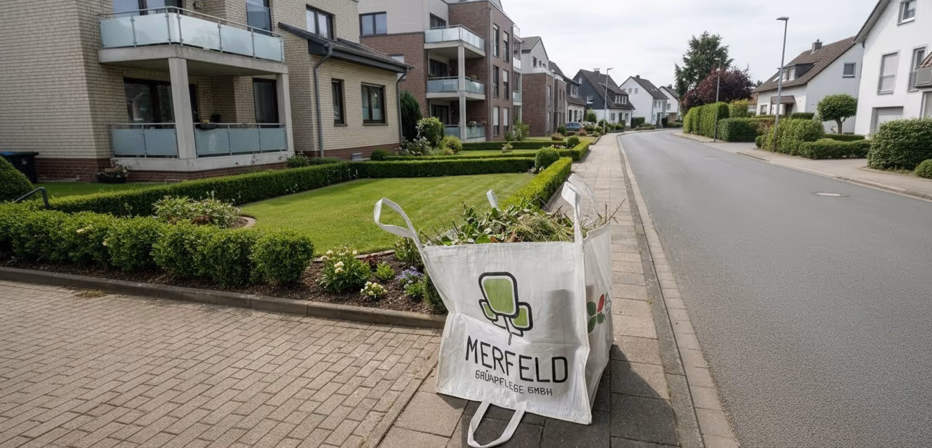 Big Bag Abholservice von Mergrün in Herdecke und Umgebung für Ihren Grünabfall.