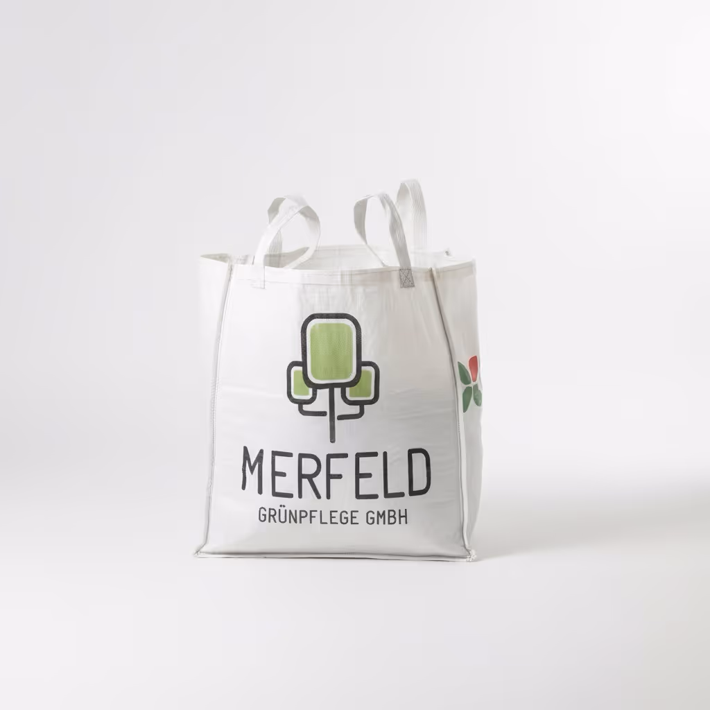 Big Bag Service für deinen Grünabfall bereit zum abholen.
