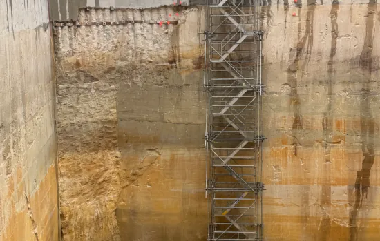 Suspended Construction Stair Access Scaffold