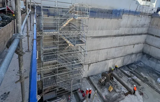Suspended Stretcher Stair Access Scaffold