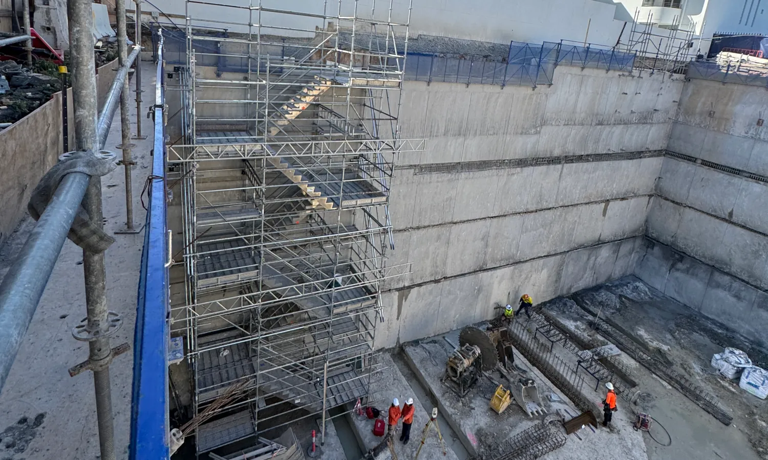 Suspended Stretcher Stair Access Scaffold