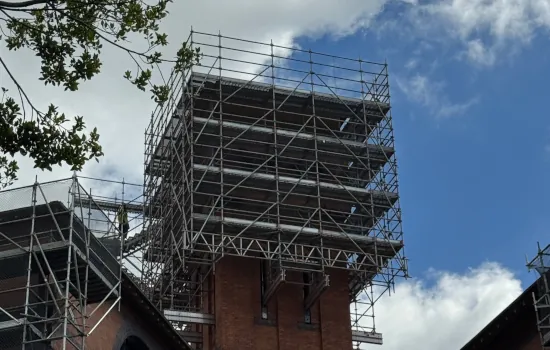 Cantilevered Water Tank Tower Scaffold