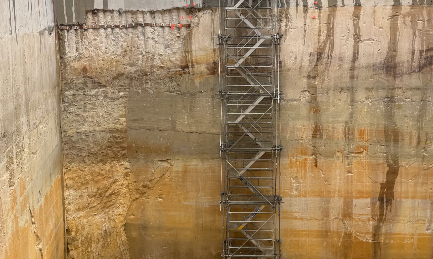 Suspended Construction Stair Access Scaffold