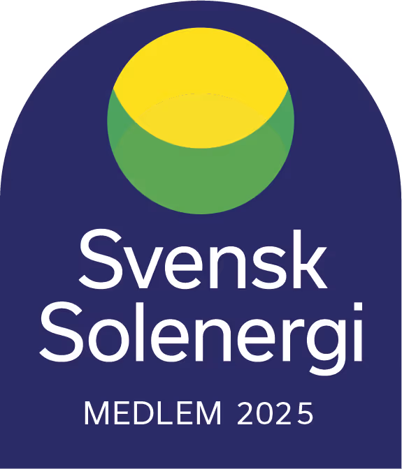 Medlemslogotyp från Svensk Solenergi