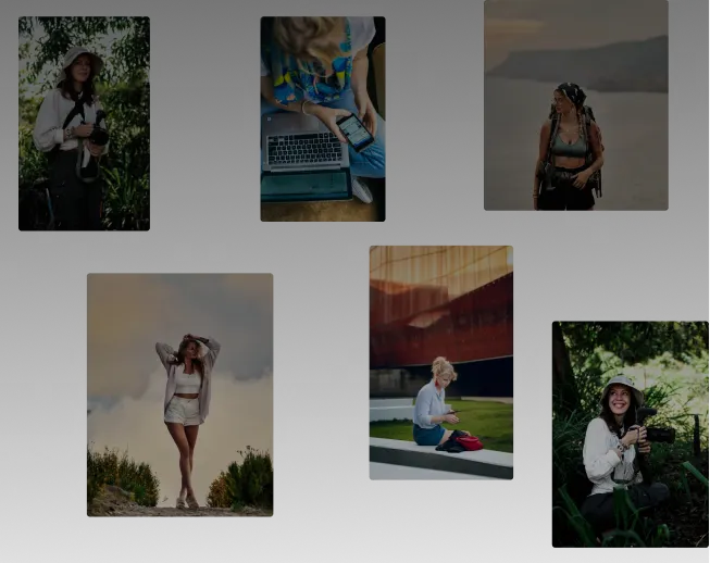 Grid kadry w pionie Kaja Kraska, Doris Maklewska, Dodo Knitter