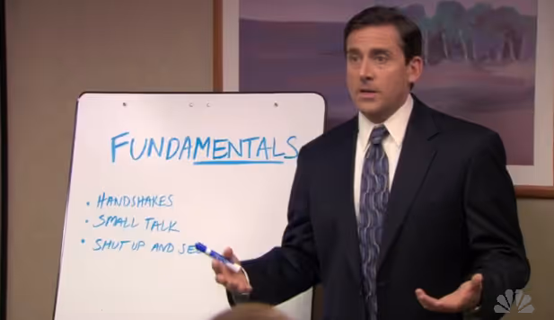 A manager teaching how to captivate your audience with Virtual Presentations.