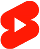 Red YouTube Shorts logo with a white play button in the center.