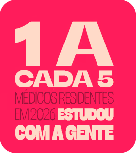 Bold text stating 1 in 5 medical residents in 2026 studied with us on a pink background.