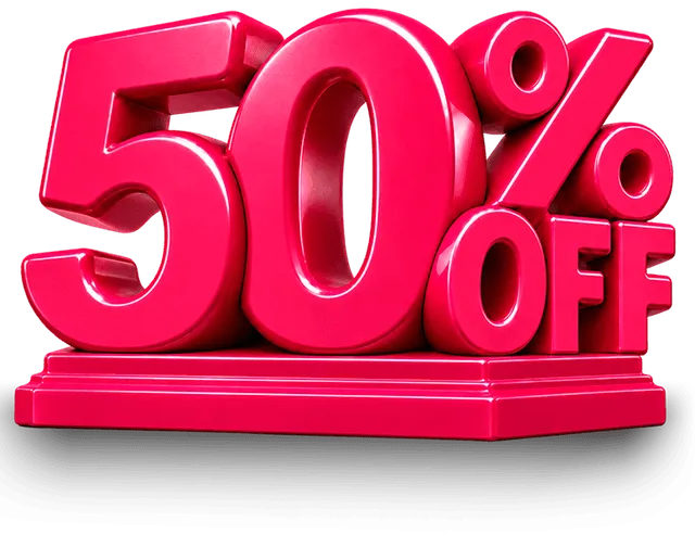 50% OFF