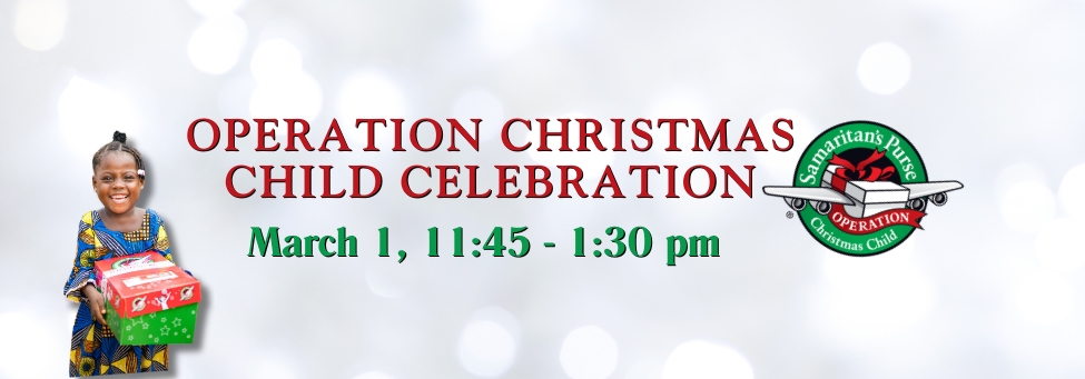 Operation Christmas Child Celebration